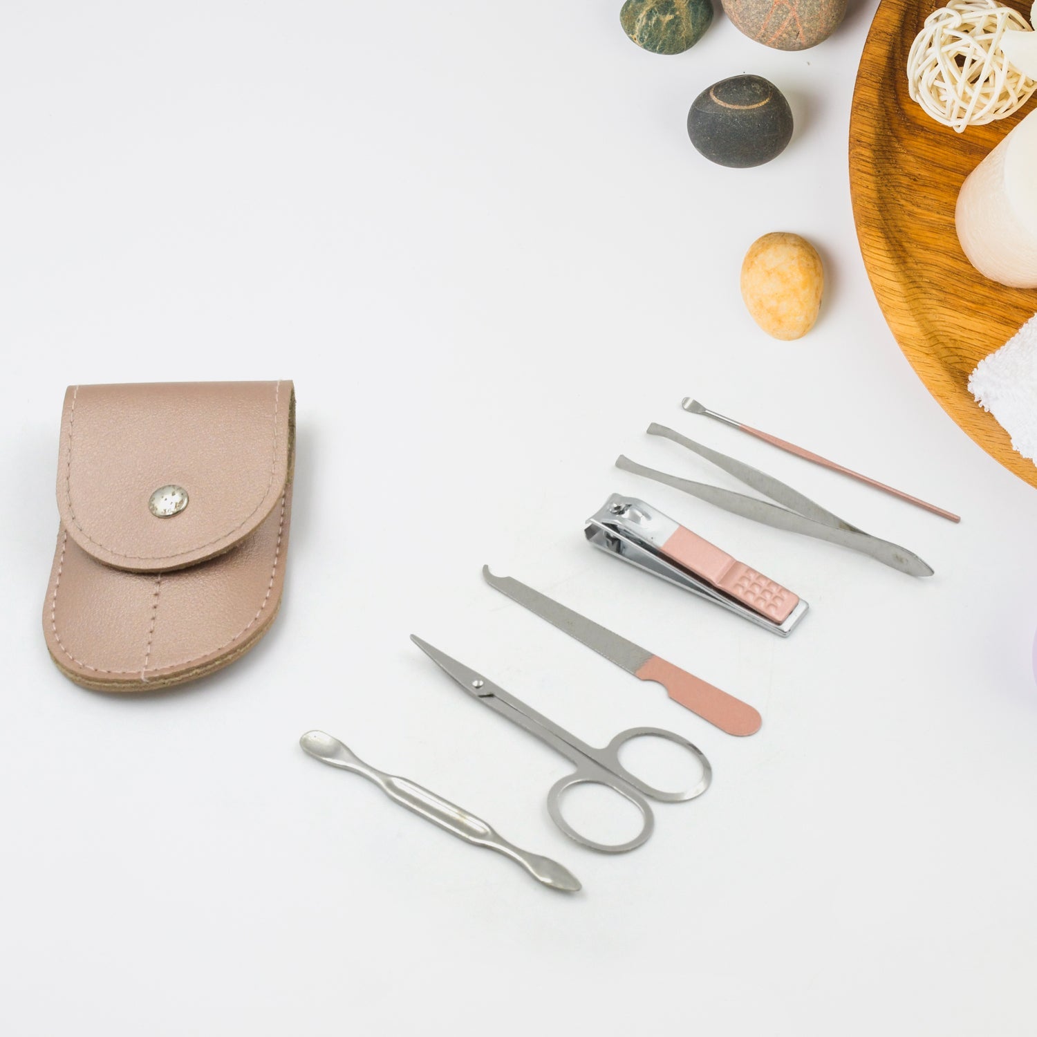 6927 6in1 Nail Clipper Kit Fingernail Clipper, Manicure Set, Stainless Steel Nail Cutter Set ,Manicure Tool, Nail Clippers Care Tools with Lightweight and Beautiful Travel Leather Case (6 Pc Set) 6927 6in1 Nail Clipper Kit Fingernail Clipper, Manicure Set, Stainless Steel Nail Cutter Set ,Manicure Tool, Nail Clippers Care Tools with Lightweight and Beautiful Travel Leather Case (6 Pc Set)